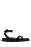 Gianvito Rossi Black Nappa Leather Lianne Sandals In Blacknero