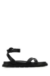Gianvito Rossi Black Nappa Leather Lianne Sandals In Blacknero