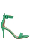 Gianvito Rossi Green Portofino Heels