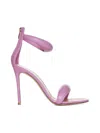 Gianvito Rossi Bijoux Nappa Leather Sandals In Pink