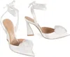 Gianvito Rossi Flower-detailing Pointed-toe Pumps In White