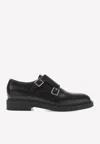Gianvito Rossi Scott Double Mock Straps Leather Shoes