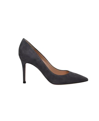 Gianvito Rossi Shallow High-heeled Shoes In Black