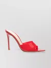 Gianvito Rossi She Pointed Toe Leather Sole Mules