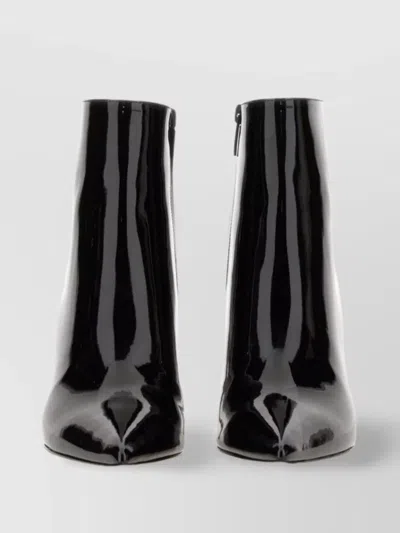 Gianvito Rossi Shiny Patent Leather Ankle Boot