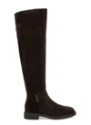 Gianvito Rossi Woman Knee Boots Dark Brown Size 11 Soft Leather In Black