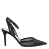 Gianvito Rossi Pointed Toe Stiletto Pumps With Ankle Strap In Black