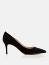 Gianvito Rossi Gianvito 70 Suede Leather Pumps In Black