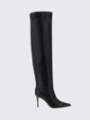 Gianvito Rossi 85mm Hansen Cuissard Pointed-toe Boots In Black