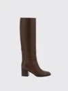 Gianvito Rossi Santiago 85mm Leather Boots In Brown