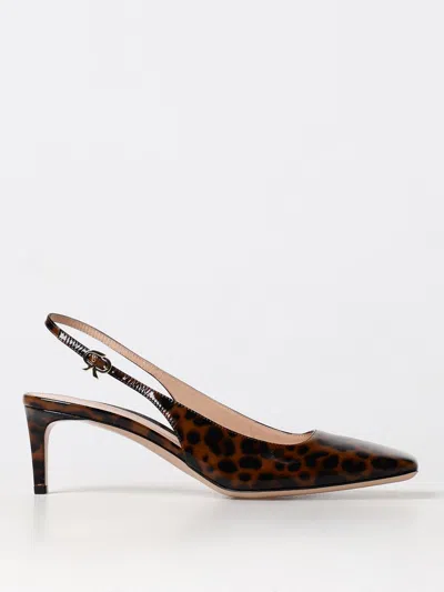 GIANVITO ROSSI HIGH HEEL SHOES GIANVITO ROSSI WOMAN COLOR BROWN,F86946032