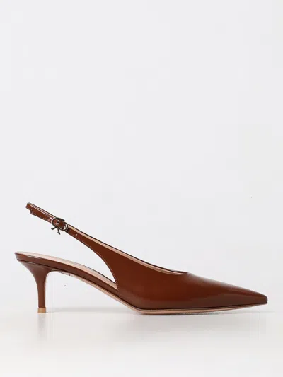 GIANVITO ROSSI HIGH HEEL SHOES GIANVITO ROSSI WOMAN COLOR BROWN,F86948032