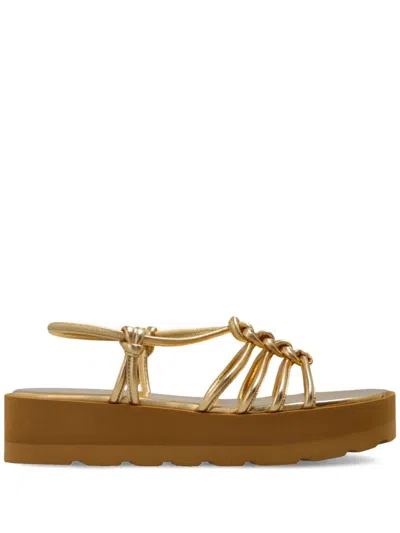 Gianvito Rossi Golden Slip-on Sandals