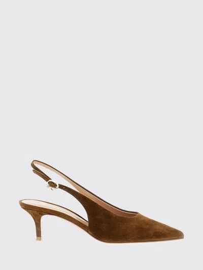 GIANVITO ROSSI HIGH HEEL SHOES GIANVITO ROSSI WOMAN COLOR BROWN