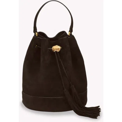 Gianvito Rossi Sienna Zaira Braided Bucket Bag In Brown