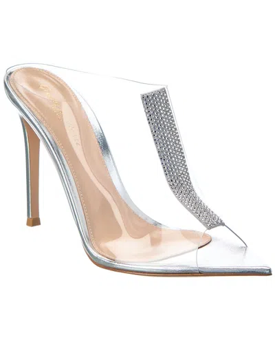 Gianvito Rossi Silver Sigma 105 Heeled Sandals