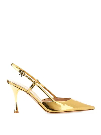 Gianvito Rossi Slingback "ascent" In Gold