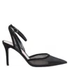 Gianvito Rossi Pointed Toe Stiletto Pumps With Ankle Strap In Black