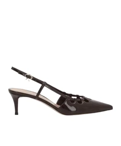 Gianvito Rossi Slingback High-heeled Sandals In Black