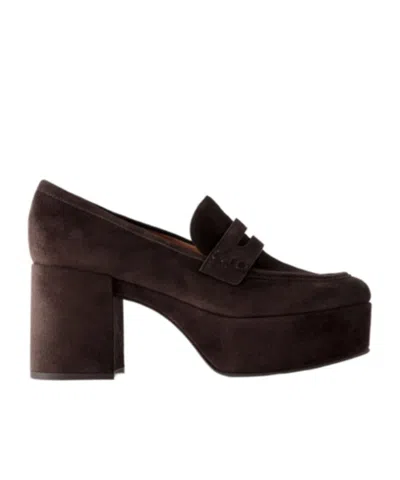 Gianvito Rossi Slip-on Platform Pumps In Brown