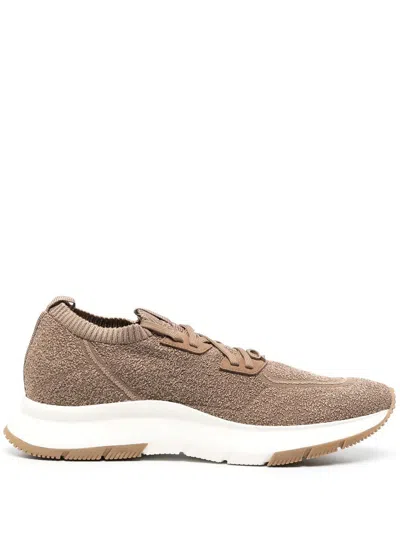 GIANVITO ROSSI SNEAKERS & SLIP-ON BROWN
