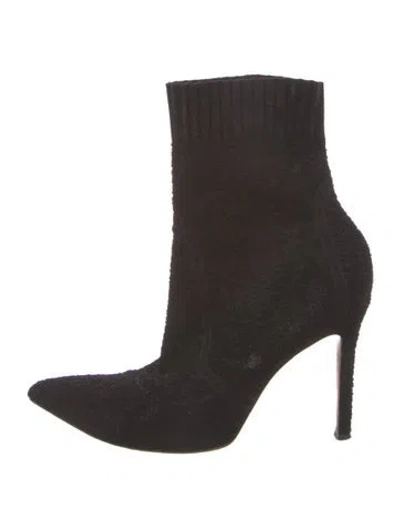 Pre-owned Gianvito Rossi Sock Boots In Black