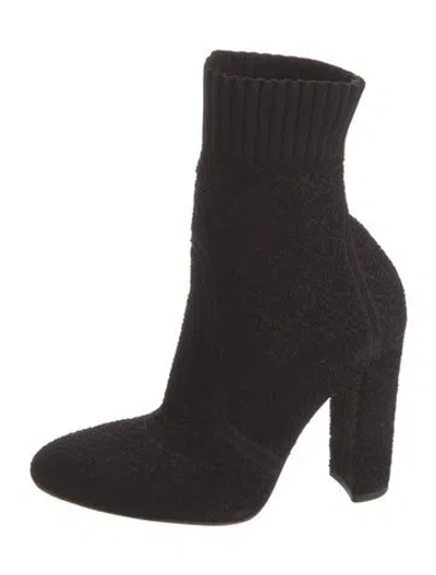 Pre-owned Gianvito Rossi Sock Boots In Black