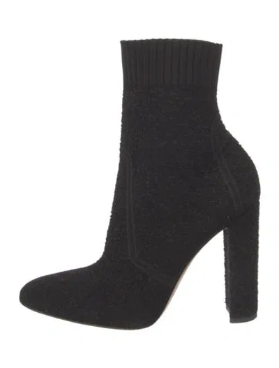 Pre-owned Gianvito Rossi Sock Boots In Black
