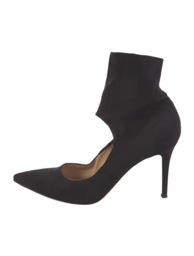 Pre-owned Gianvito Rossi Sock Boots In Black