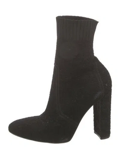 Pre-owned Gianvito Rossi Sock Boots In Black