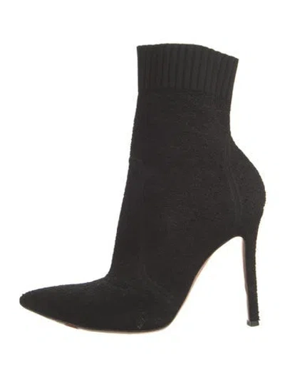 Pre-owned Gianvito Rossi Sock Boots In Black