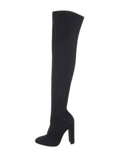 Pre-owned Gianvito Rossi Sock Boots In Black