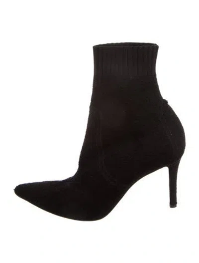 Pre-owned Gianvito Rossi Sock Boots In Black
