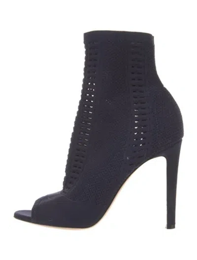 Pre-owned Gianvito Rossi Sock Boots In Blue