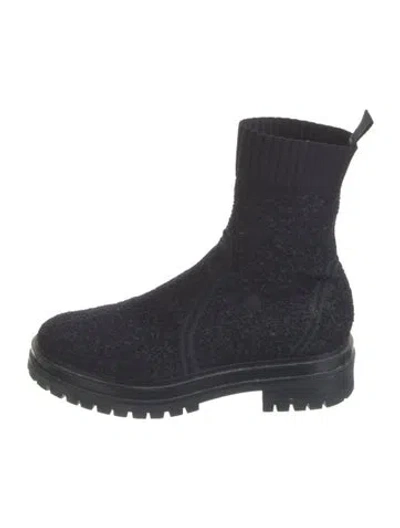 Pre-owned Gianvito Rossi Sock Boots In Blue