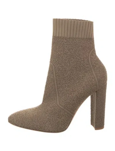 Pre-owned Gianvito Rossi Sock Boots In Brown