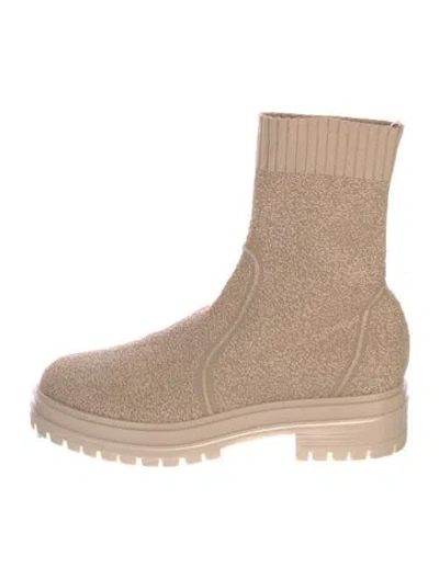 Pre-owned Gianvito Rossi Sock Boots In Brown