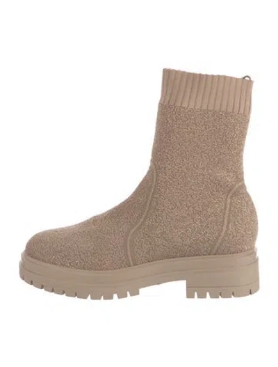 Pre-owned Gianvito Rossi Sock Boots In Neutral
