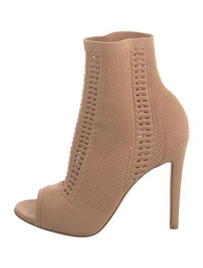 Pre-owned Gianvito Rossi Sock Boots In Neutral