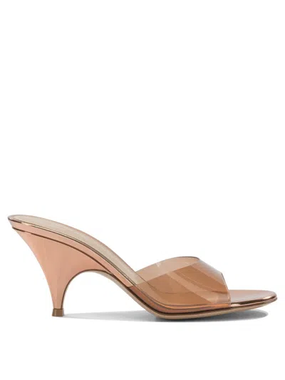 Gianvito Rossi "sofia 70 Mm" Mules In Brown