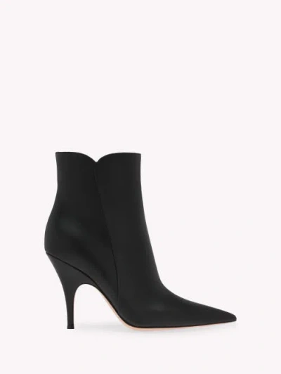 Gianvito Rossi Vitello Glove Boots Black In Multi