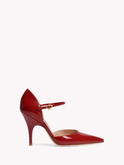 Gianvito Rossi Sofia D'orsay Pump In Red
