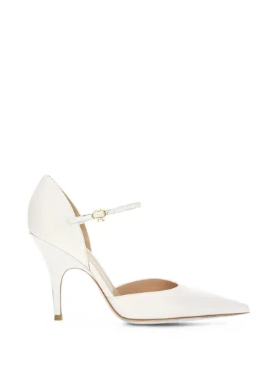 Gianvito Rossi Sofia D'orsay Pumps In White