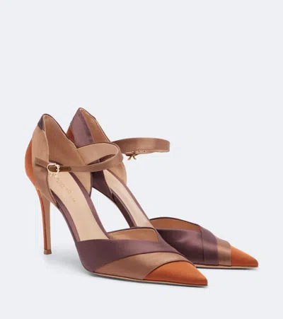 Gianvito Rossi Pointed-toe High Heels In Brown