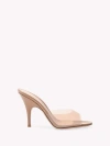 Gianvito Rossi Clear-strap Mule Sandals In Pink