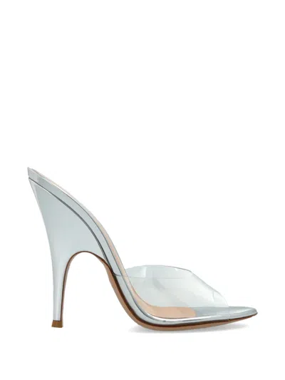 Gianvito Rossi Sofia Mule 95 Pumps In Blue
