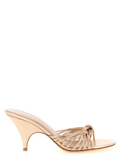 Gianvito Rossi 'sofia' Mules In Gold