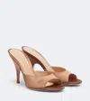 Gianvito Rossi Sofia Satin Mules In Multi