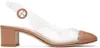 Gianvito Rossi Soft Glass Heels In White