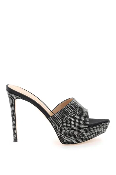 Gianvito Rossi Sparkle In Style With Crystal Tracey Flats For Women In Black